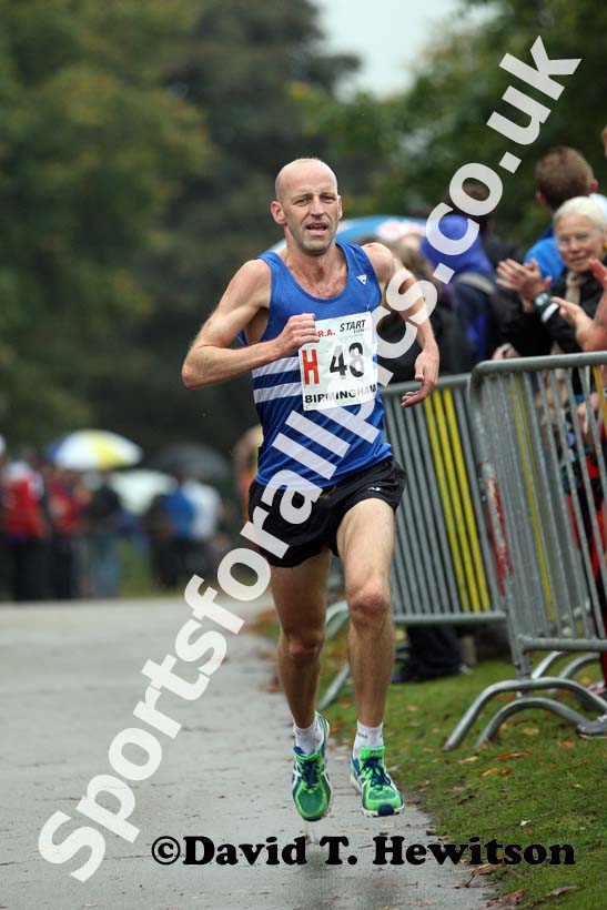 Ian Hudspith (Morpeth) 4th in the senior mens 6 stage relay at the ERRA Mens 6 and Womens 4 Stage Road Relays, Sutton Park, Birmingham Road Relays.